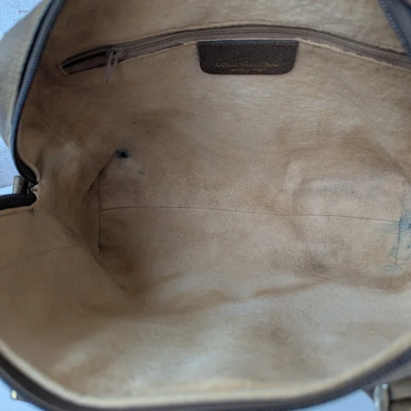 Gucci Beige and Green Satchel Bag - Picture 12 of 16